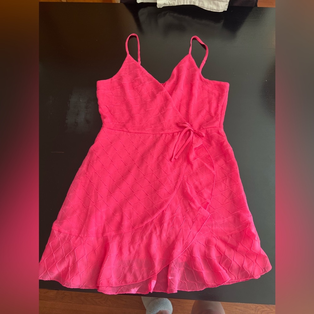 NWOT hot pink mini dress